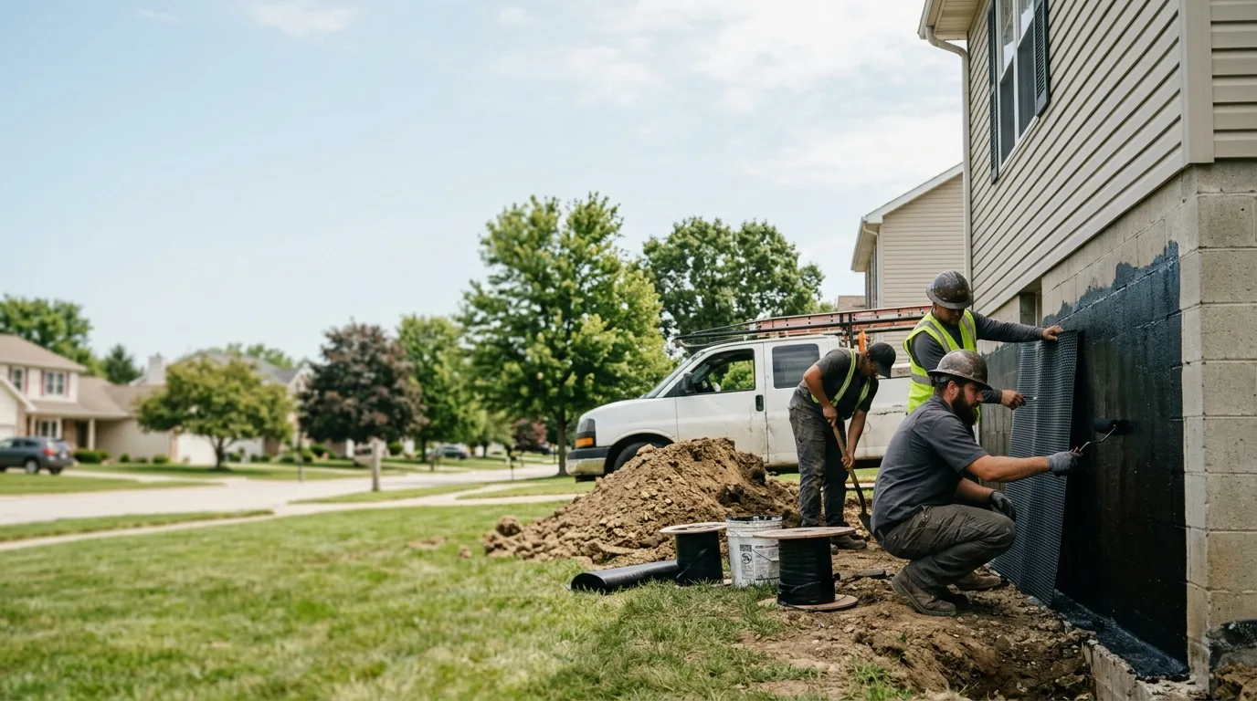 Basement Waterproofing in Joy, IL near me